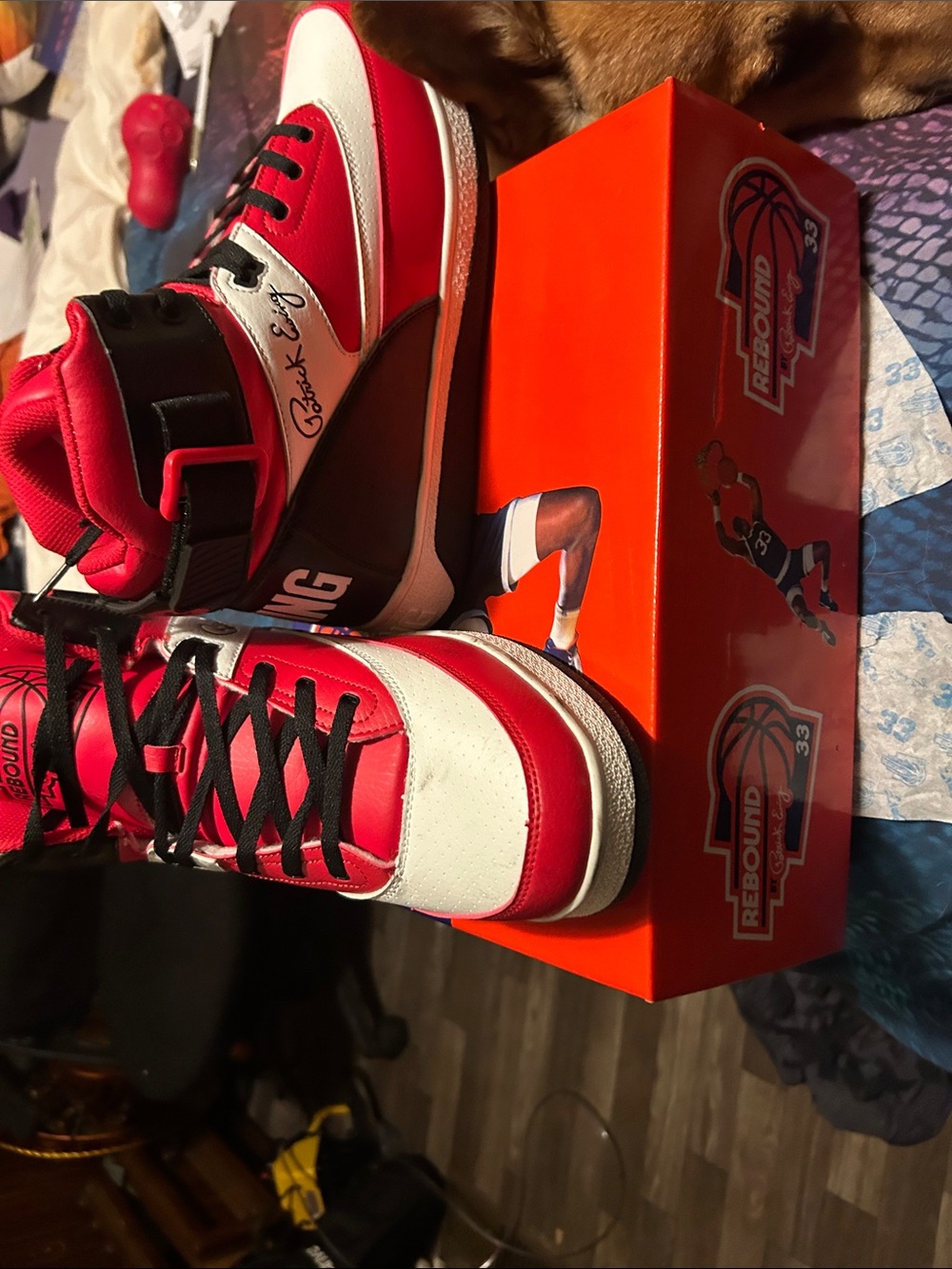 Men’s sz- 11 Rebound Patrick Ewing #33 High-Top Basketball Shoes New box w/tags